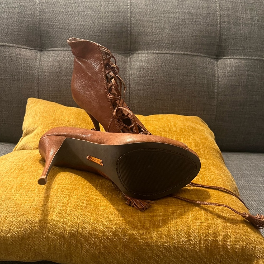 Steven…stiletto open toe booties